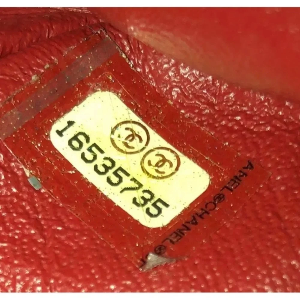 CHANEL Chanel Red Reissue 2.55 Flap Bag Quilted Aged Calfskin 227